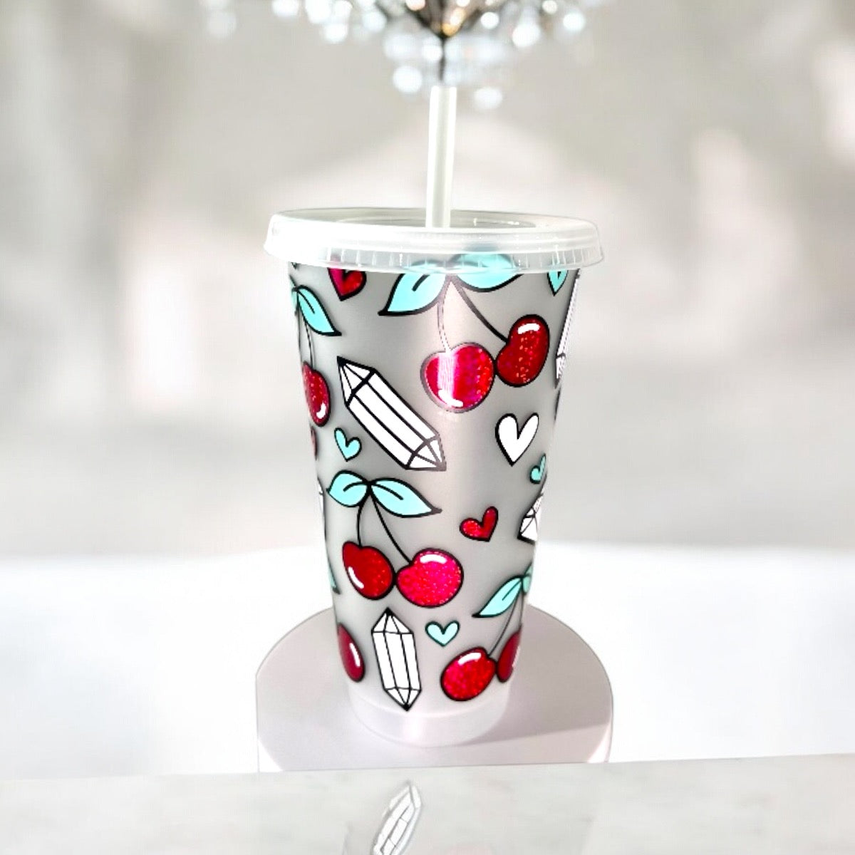 Cherry Crystals Cold Cup