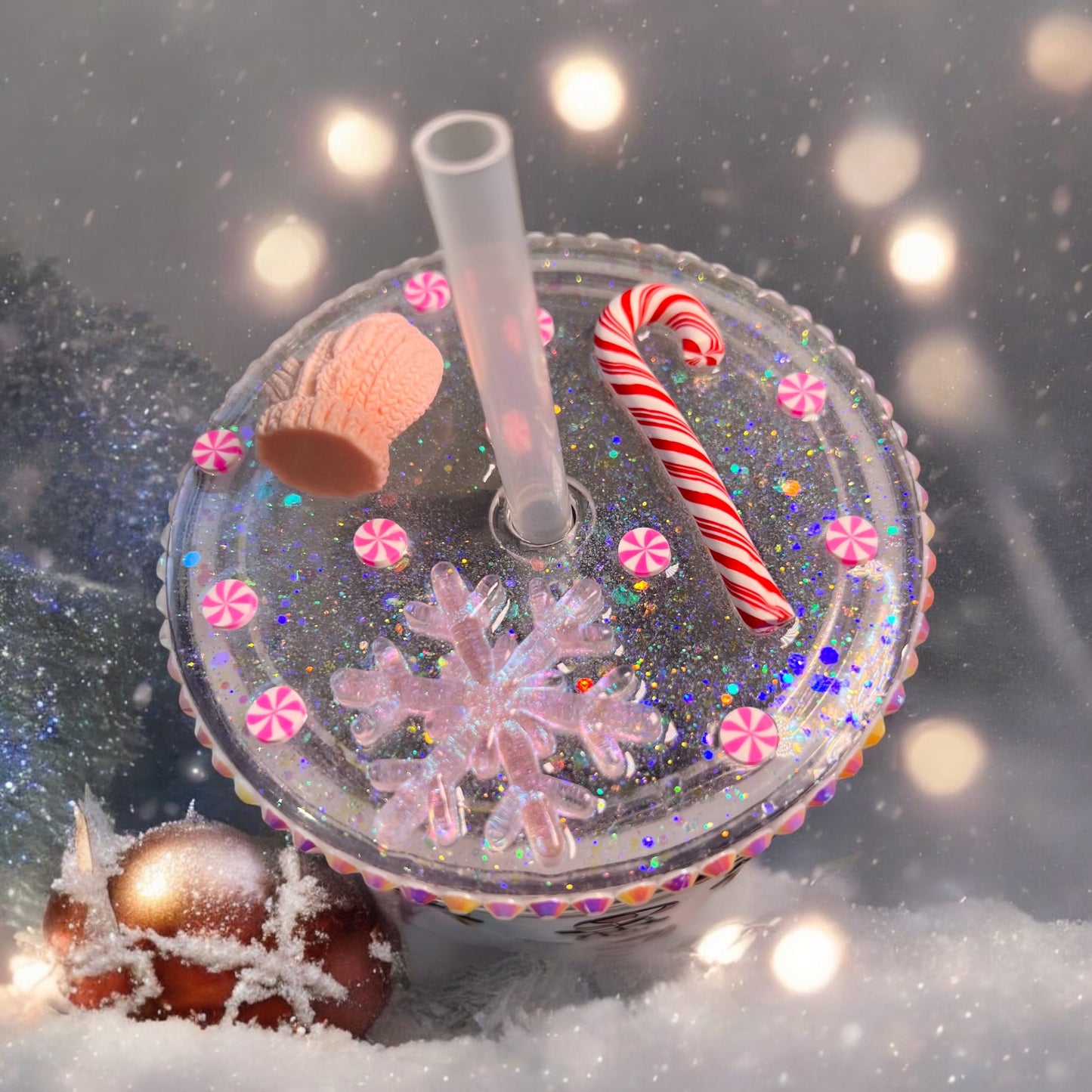 Highland Frosties Snowglobe Tumbler