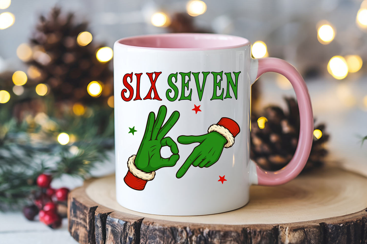 Six Seven Christmas Mug