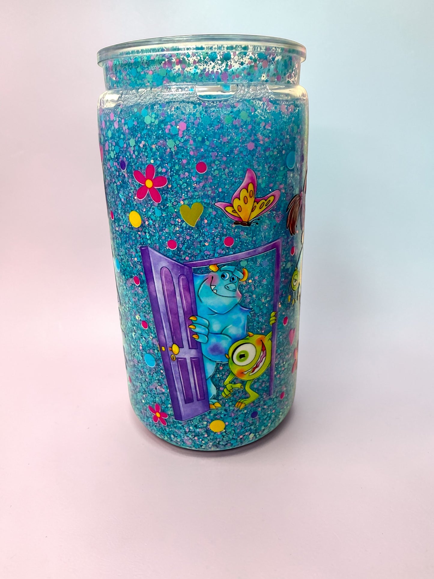 16oz Monster Friends Snowglobe Tumbler