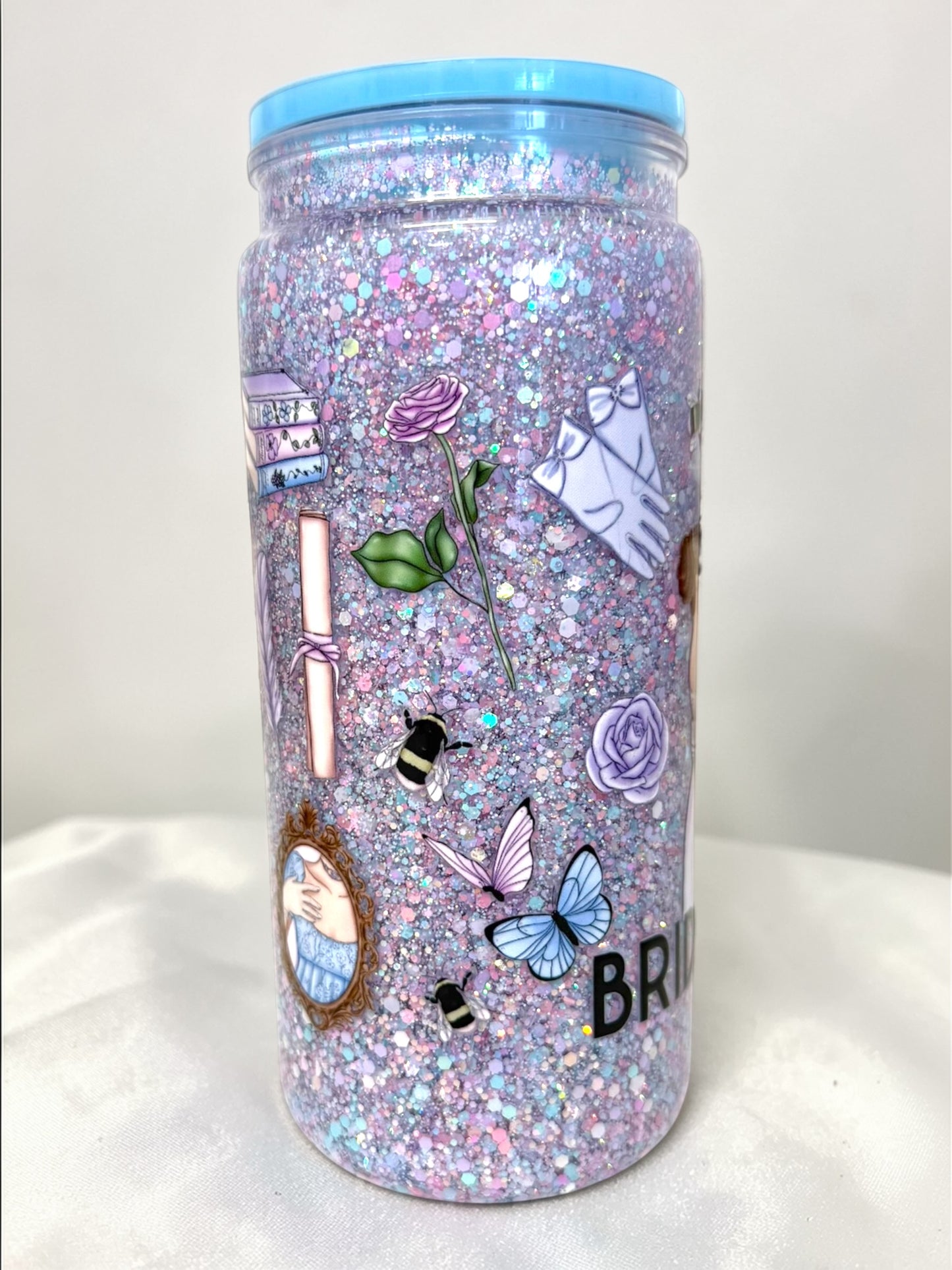 16oz Regency Romance Snowglobe Tumbler