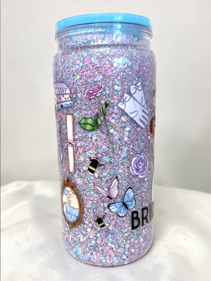 16oz Regency Romance Snowglobe Tumbler