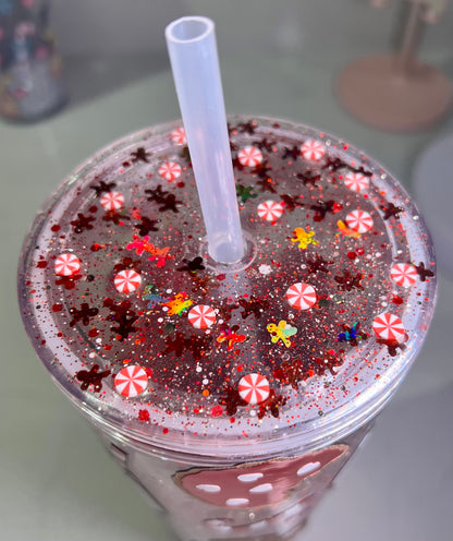 Snacks For Santa Snowglobe Tumbler
