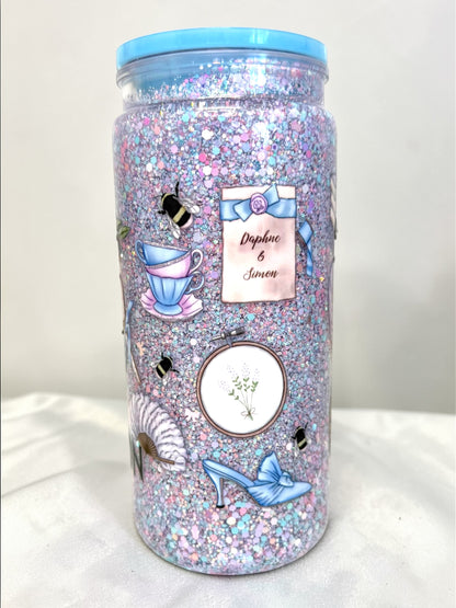 16oz Regency Romance Snowglobe Tumbler