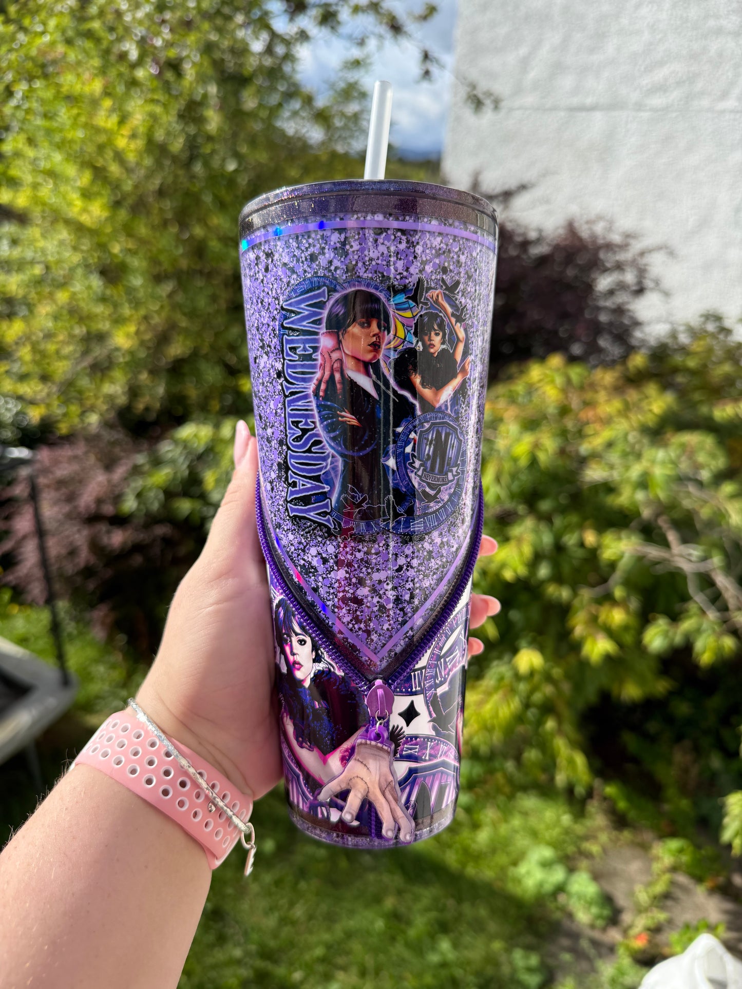 Custom Zipper Tumbler (Read Description)