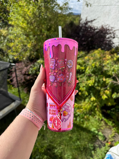 Custom Zipper Tumbler (Read Description)