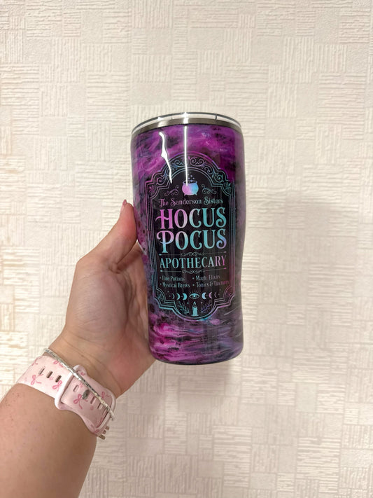 Hocus Pocus Apothecary 20oz Stainless Steel Resin Tumbler