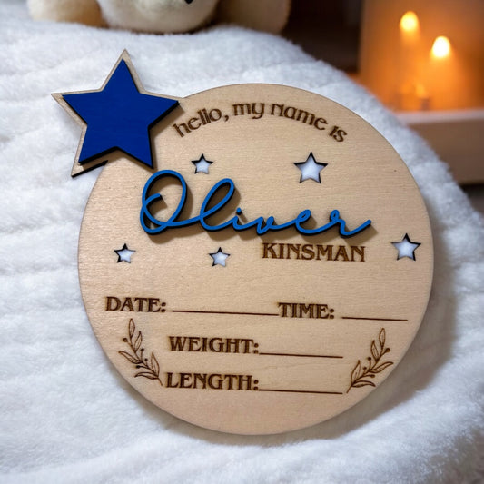 Star Birth Stats Sign