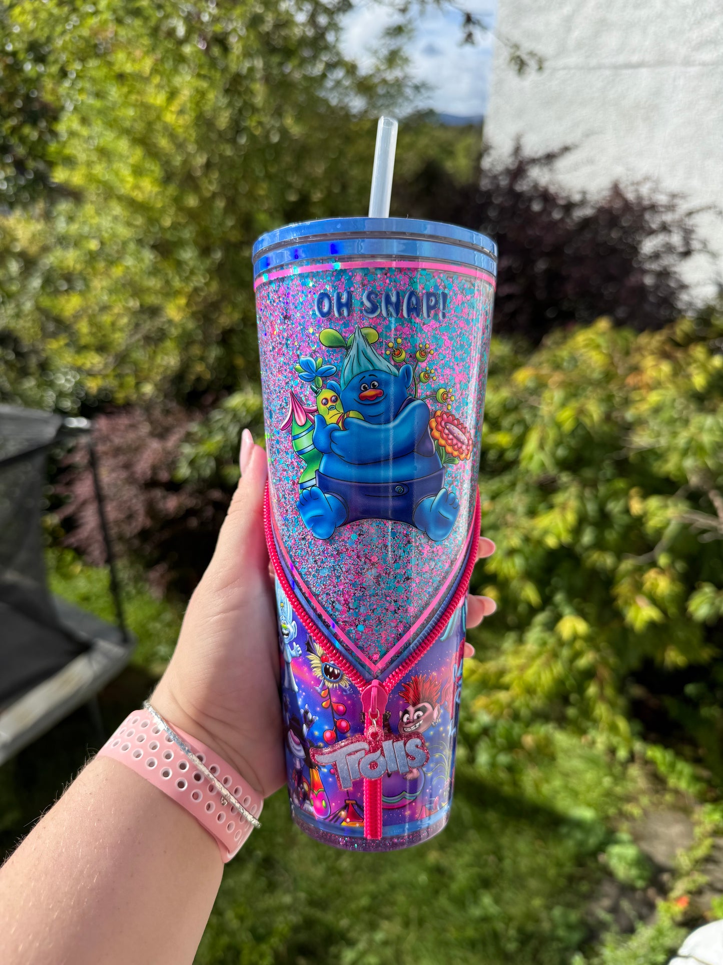 Custom Zipper Tumbler (Read Description)
