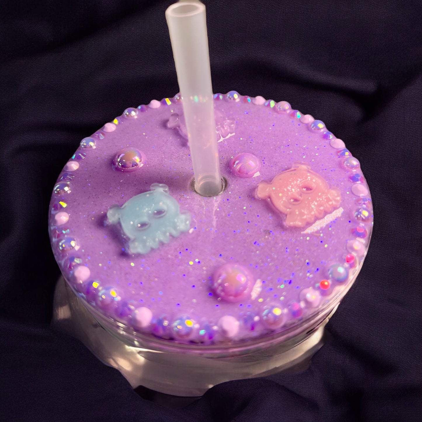 Cute but Spooky Snowglobe Tumbler