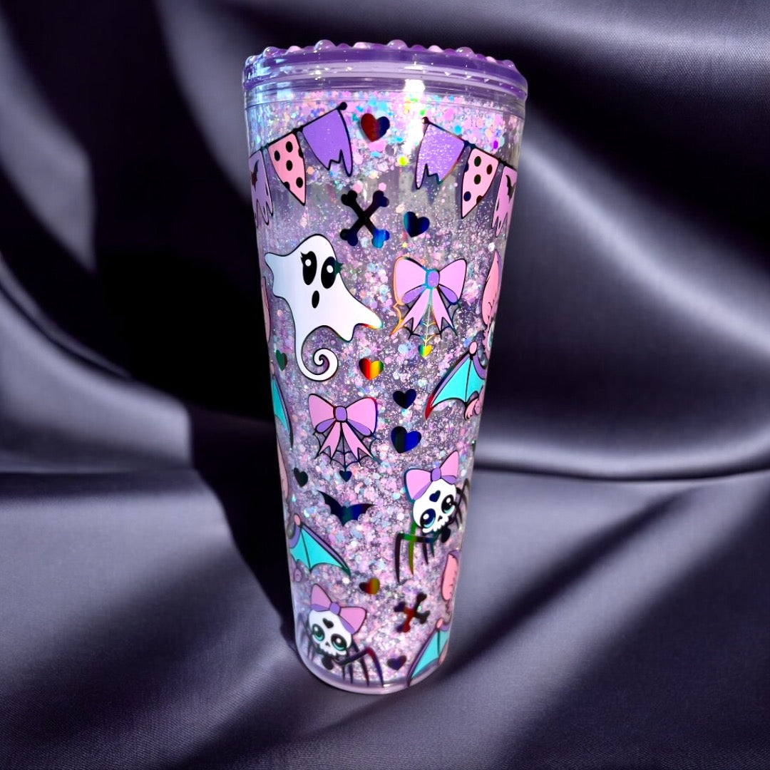 Cute but Spooky Snowglobe Tumbler