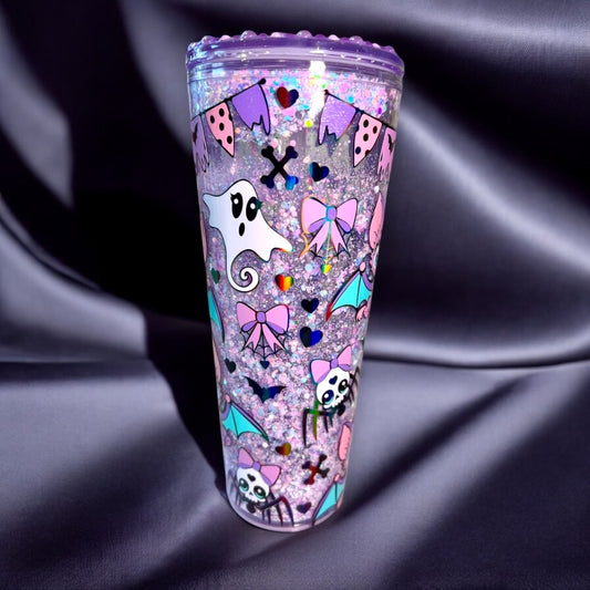 Cute but Spooky Snowglobe Tumbler