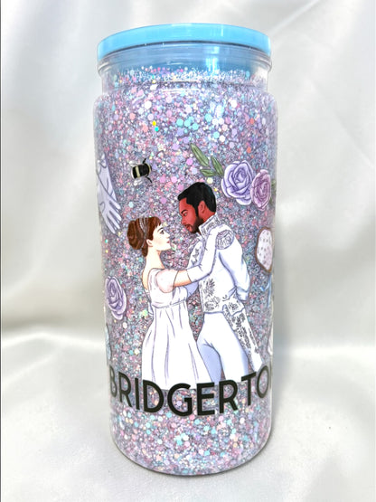 16oz Regency Romance Snowglobe Tumbler