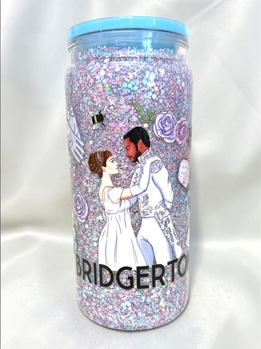 16oz Regency Romance Snowglobe Tumbler