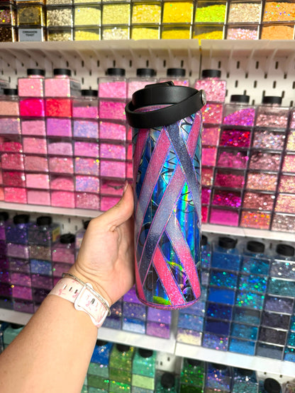 Holographic Dark Fairy 20oz Stainless Steel Resin Water Bottle