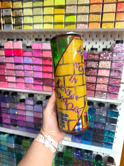 Wizard of Oz 30oz Stainless Steel Glitter Resin Tumbler