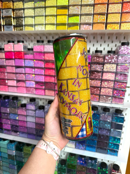 Wizard of Oz 30oz Stainless Steel Glitter Resin Tumbler