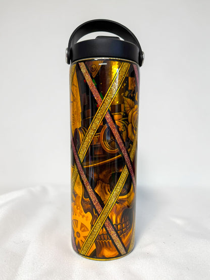 20oz Steampunk Skull