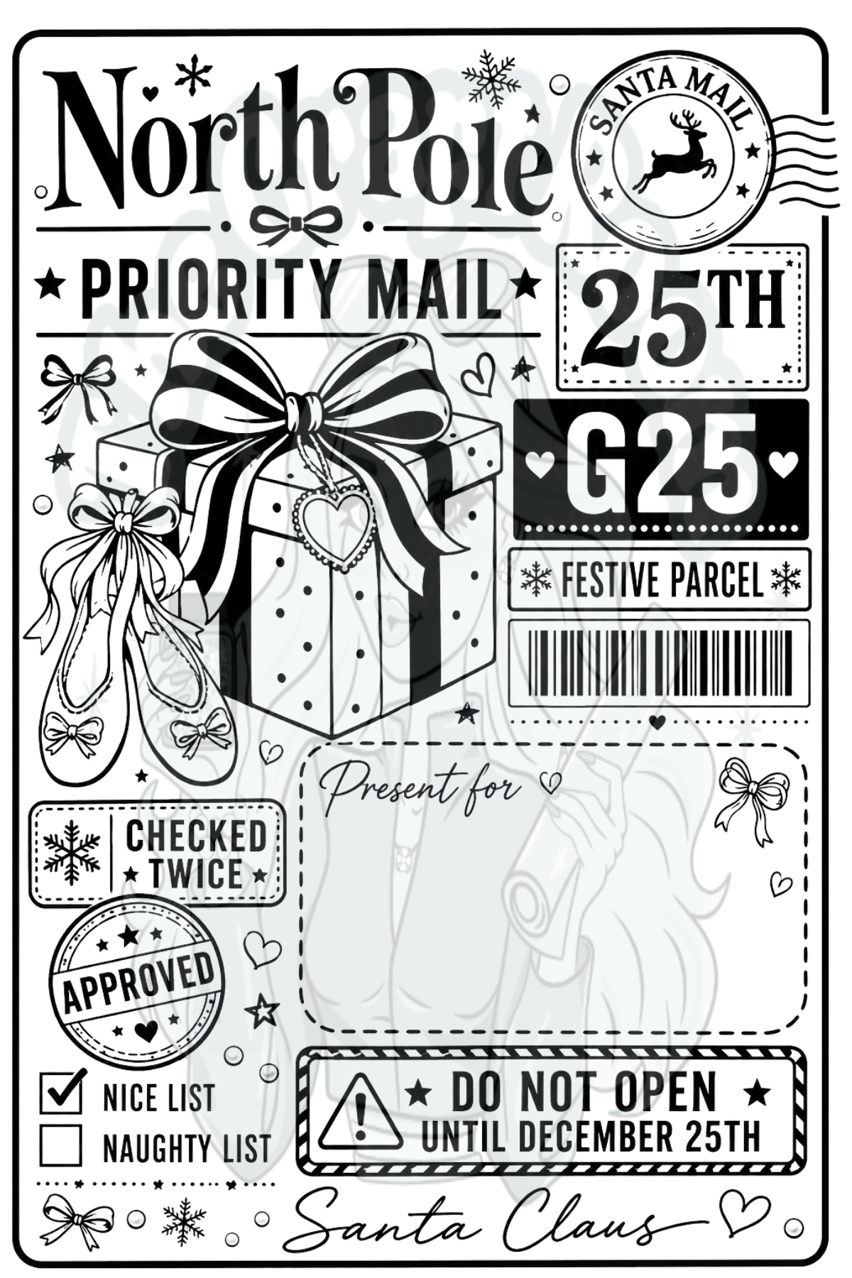 Christmas Delivery Labels