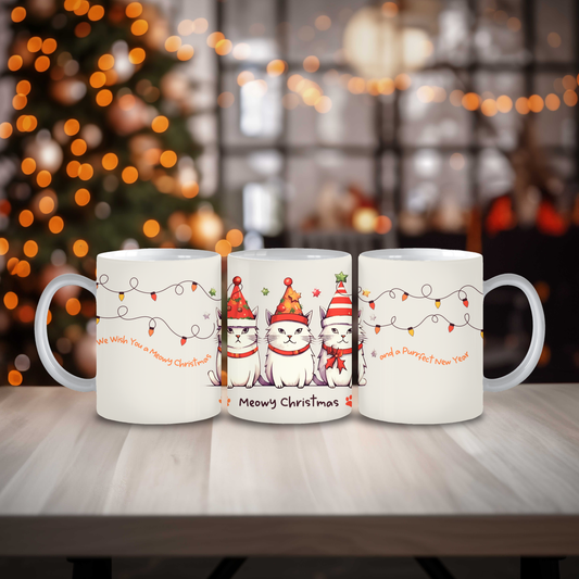 Cat Lover Christmas Mug