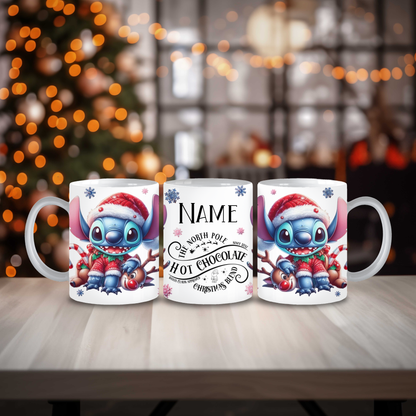 Personalised Ohana Christmas Mug
