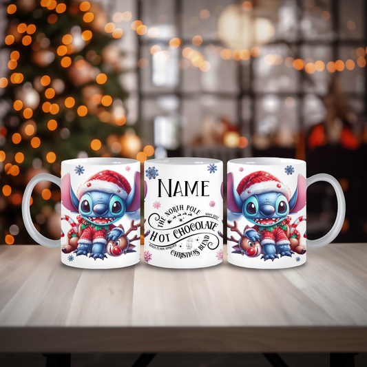 Personalised Ohana Christmas Mug