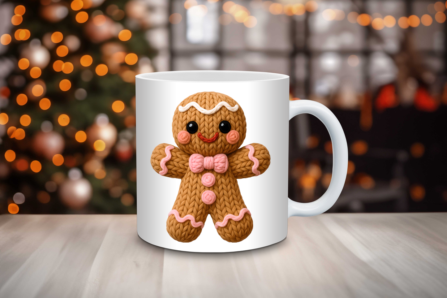 Crochet Characters Christmas Mug