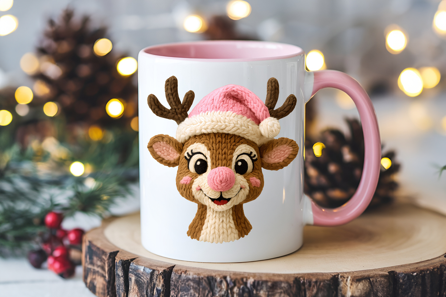 Crochet Characters Christmas Mug