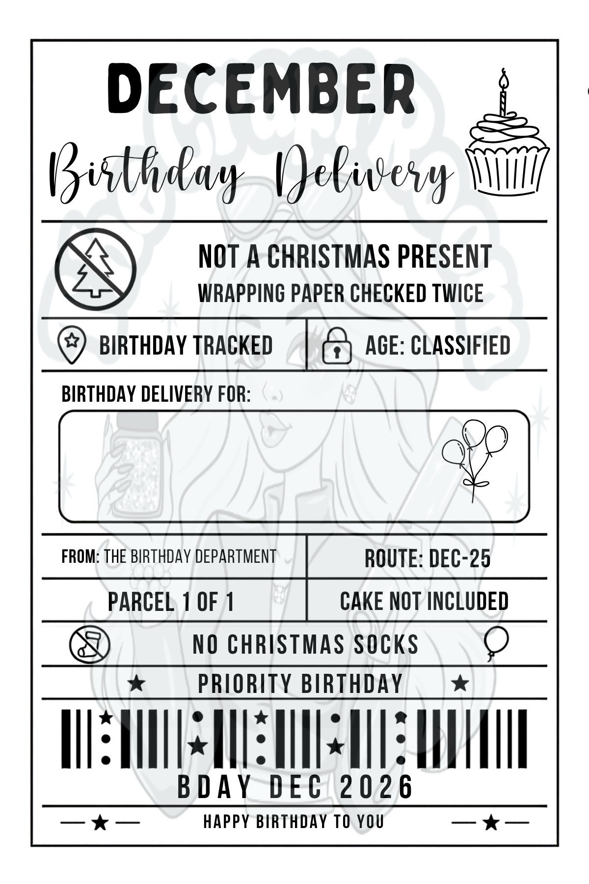 Christmas Delivery Labels