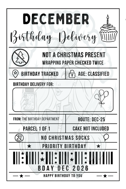 Christmas Delivery Labels