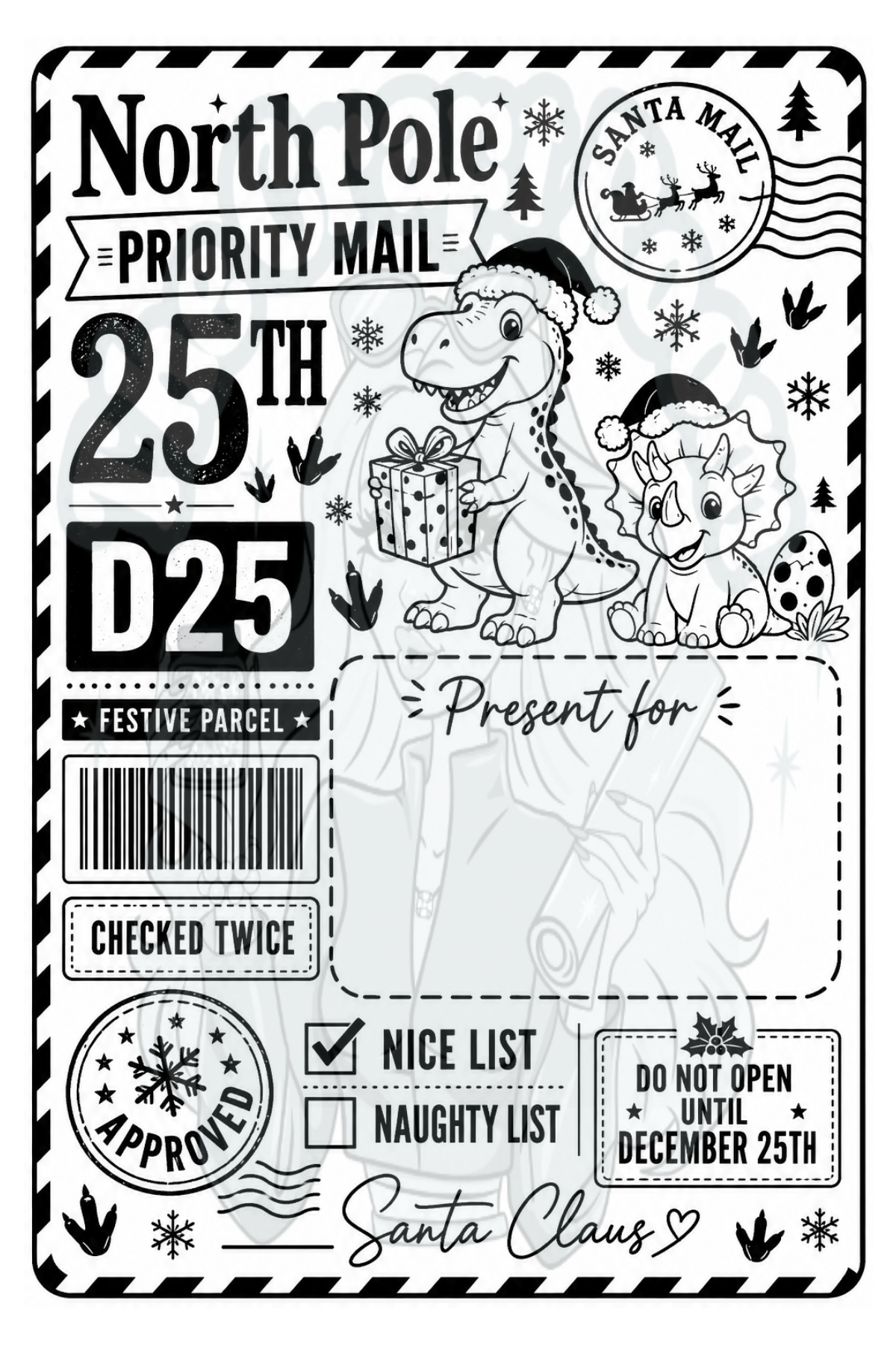 Christmas Delivery Labels