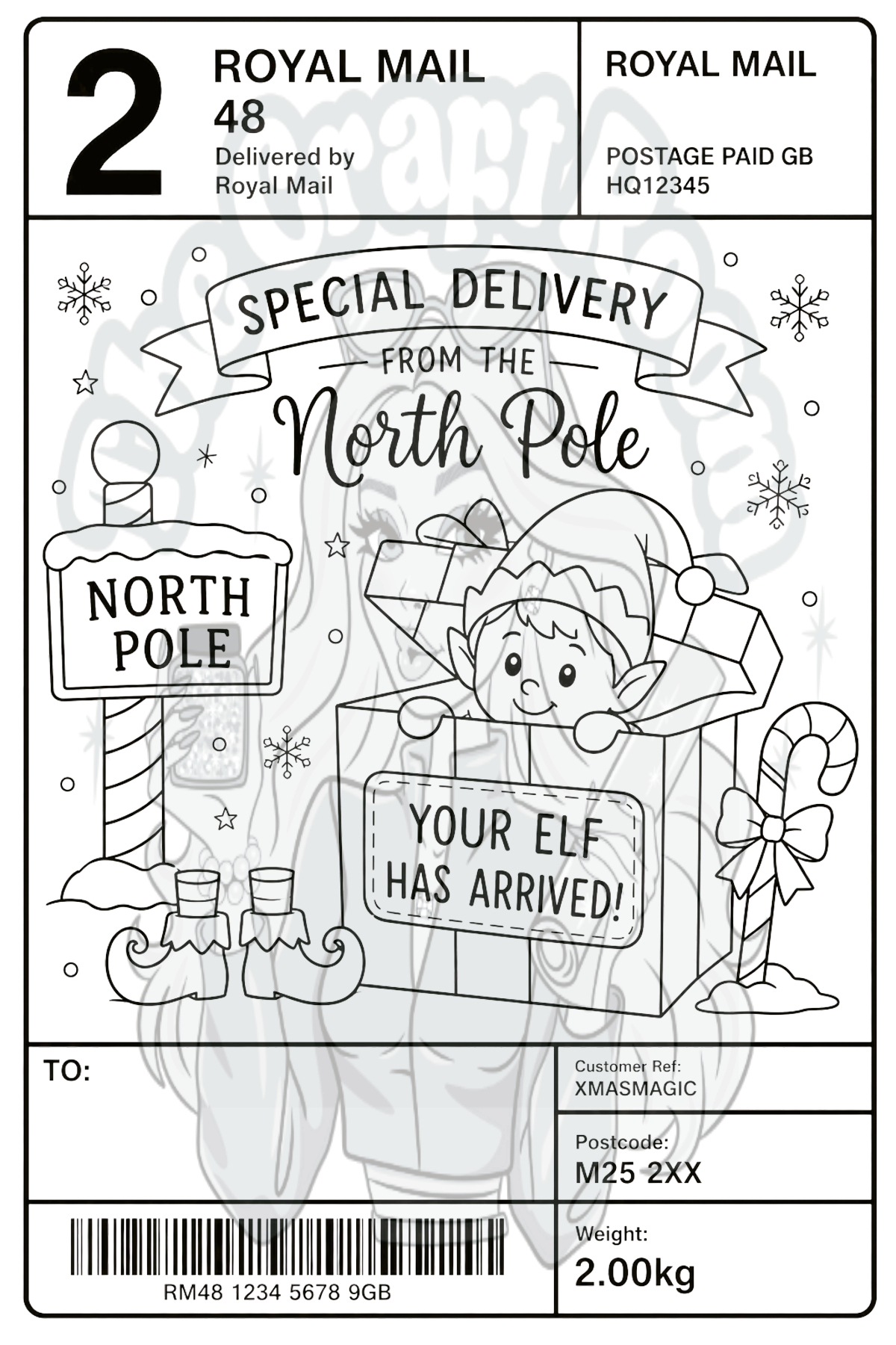Christmas Delivery Labels