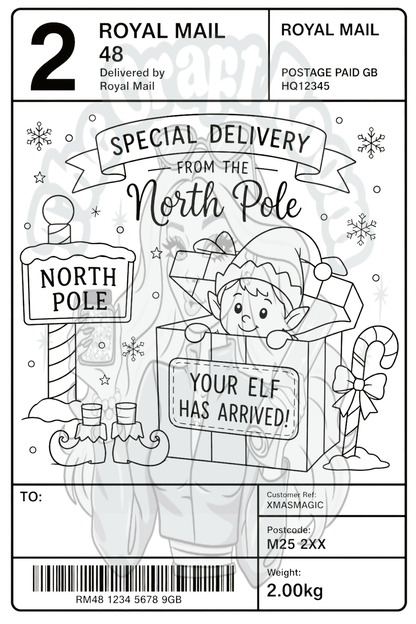 Christmas Delivery Labels