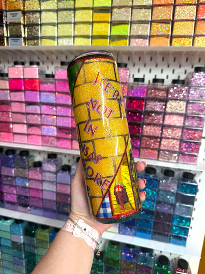 Wizard of Oz 30oz Stainless Steel Glitter Resin Tumbler