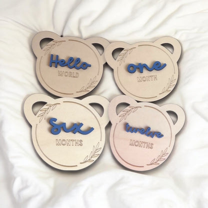 Baby Bear Milestone Markers