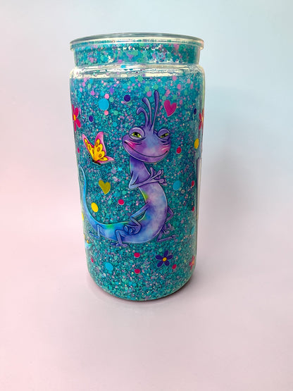 16oz Monster Friends Snowglobe Tumbler