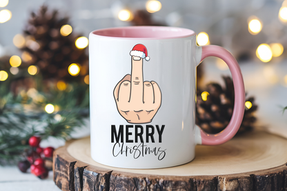 Middle Finger Novelty Mug