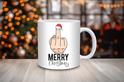 Middle Finger Novelty Mug