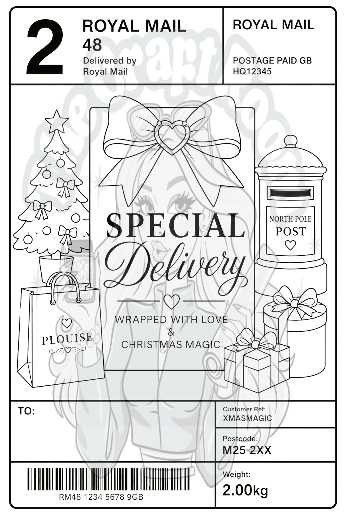 Christmas Delivery Labels