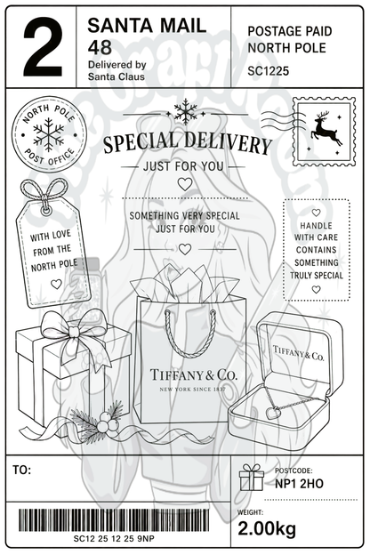 Christmas Delivery Labels