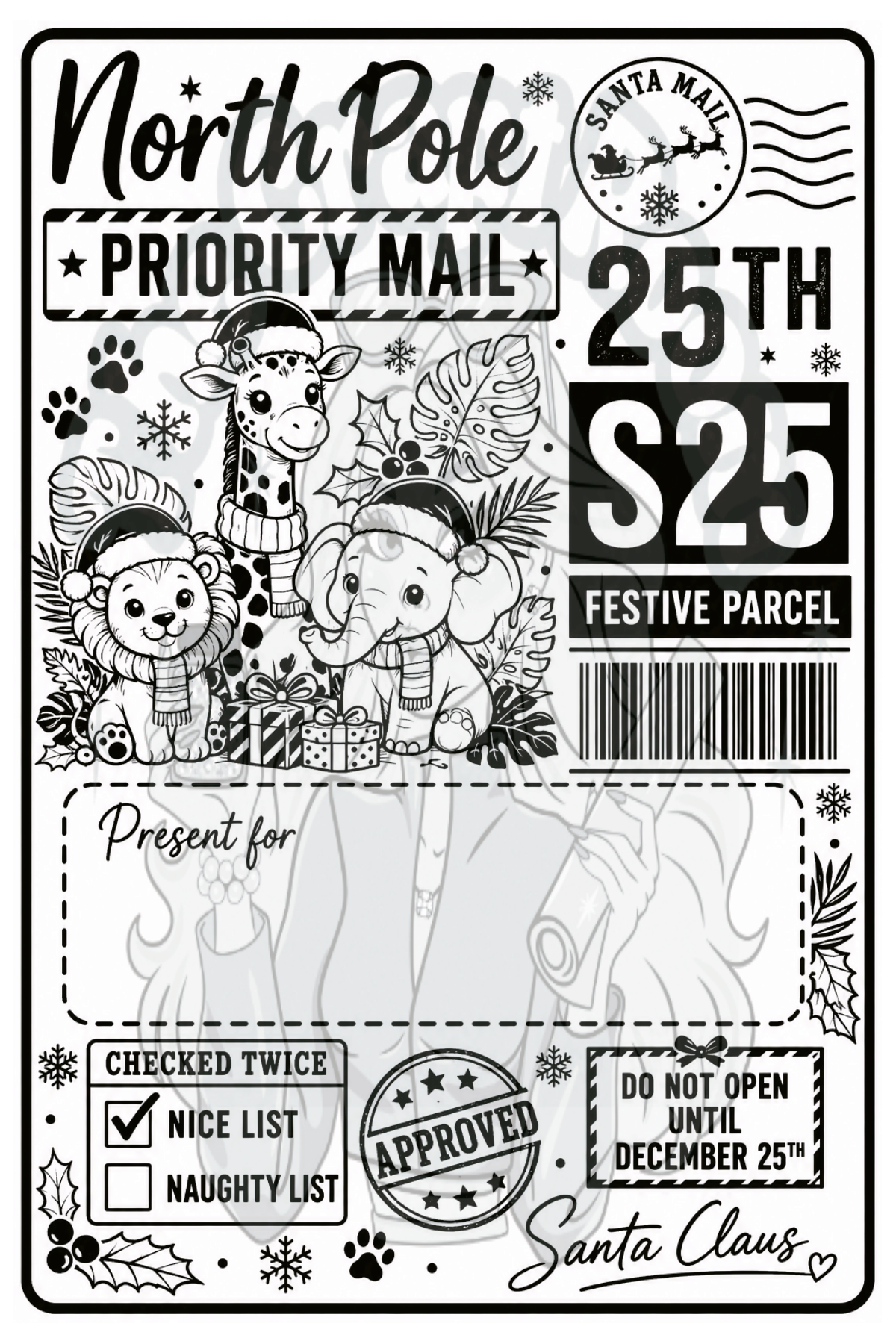 Christmas Delivery Labels