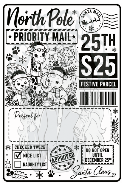 Christmas Delivery Labels