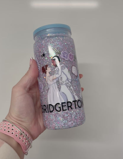 16oz Regency Romance Snowglobe Tumbler