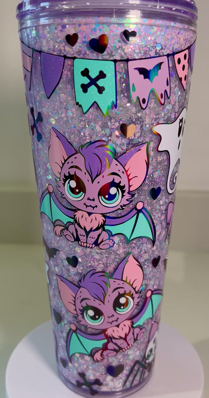 Cute but Spooky Snowglobe Tumbler
